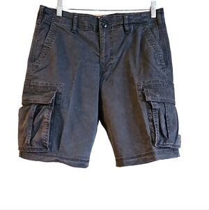 Mens GAP cargo shorts black size 32